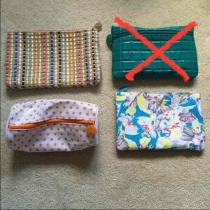 NEW!! Bundle of 3 Small Makeup Bags